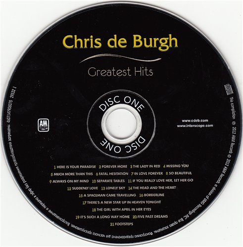 Chris De Burgh - Discography 